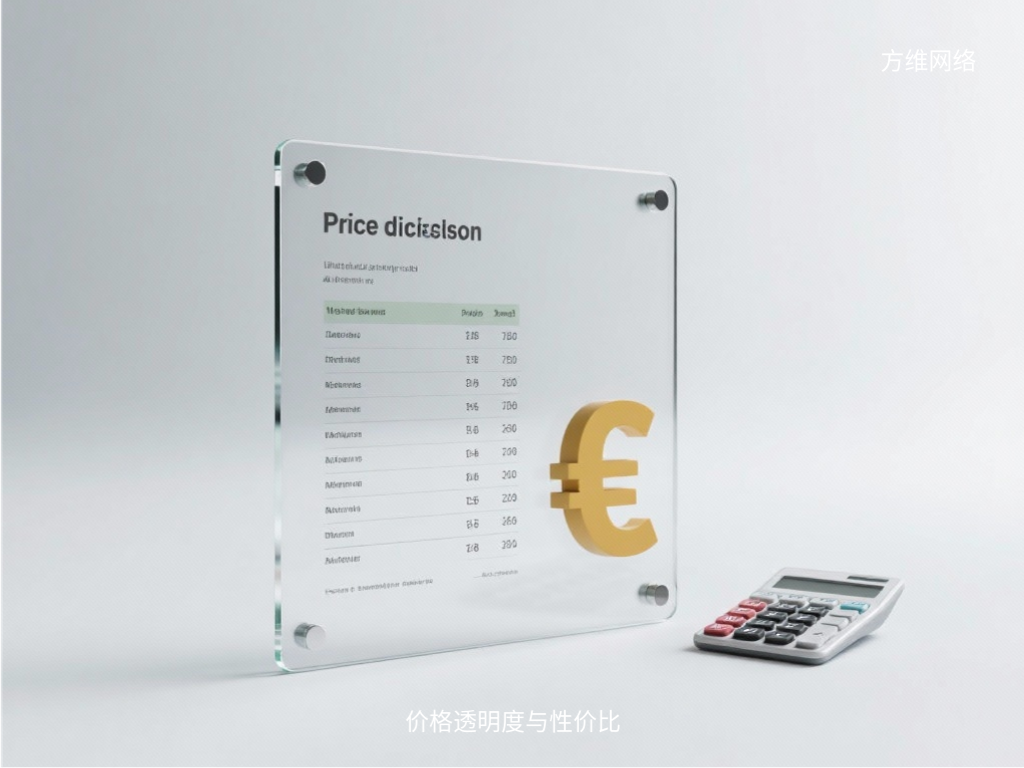 價格透明度與性價比