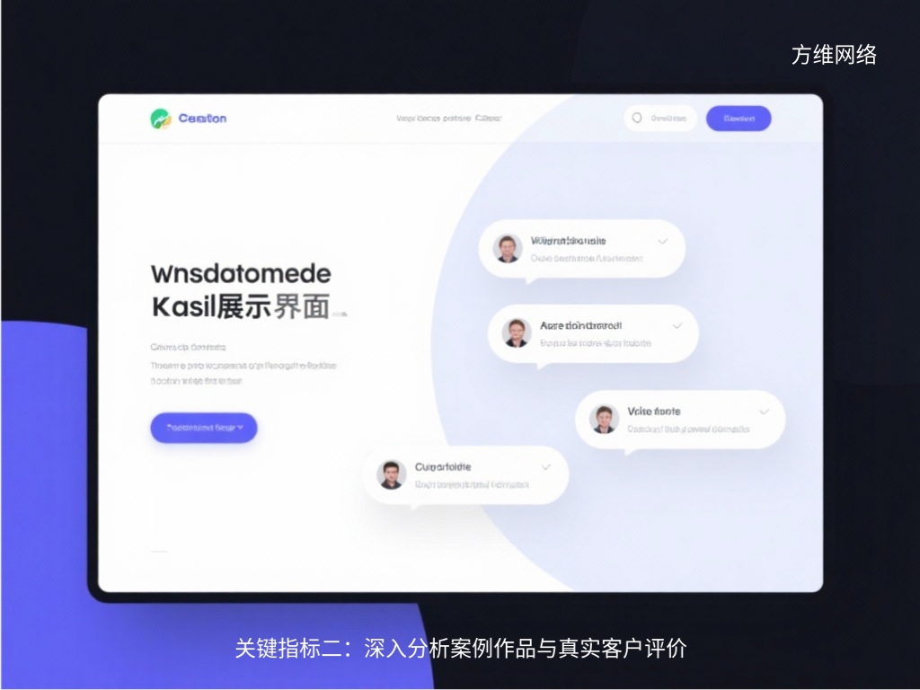 關(guān)鍵指標(biāo)二：深入分析案例作品與真實客戶評價