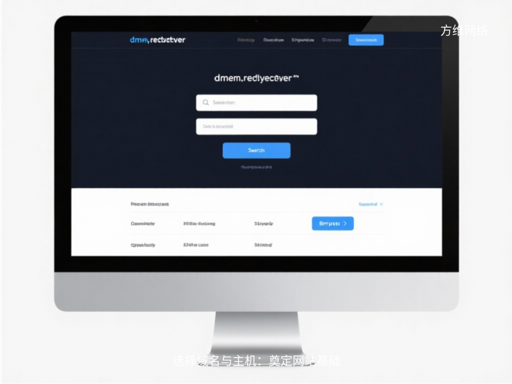 選擇域名與主機：奠定網站基礎