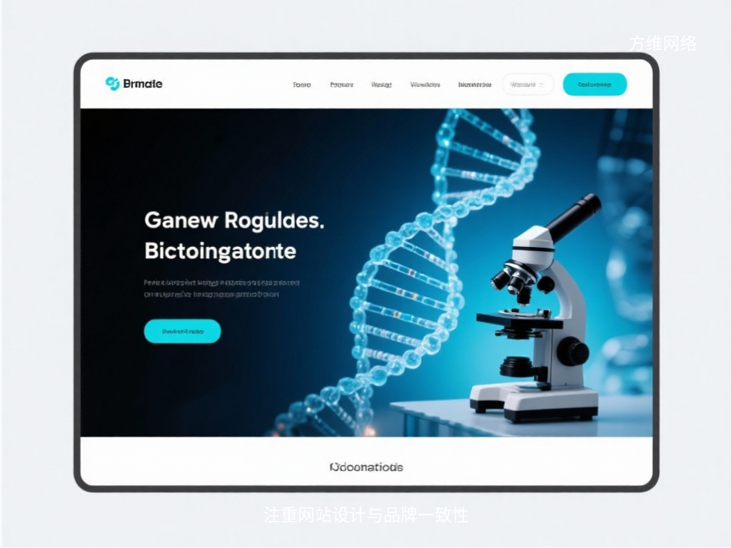 注重網站設計與品牌一致性