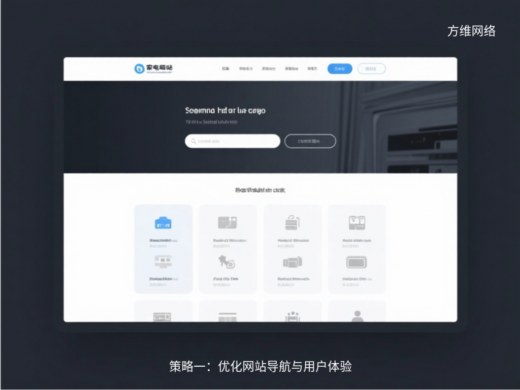 策略一:優(yōu)化網(wǎng)站導(dǎo)航與用戶(hù)體驗(yàn)