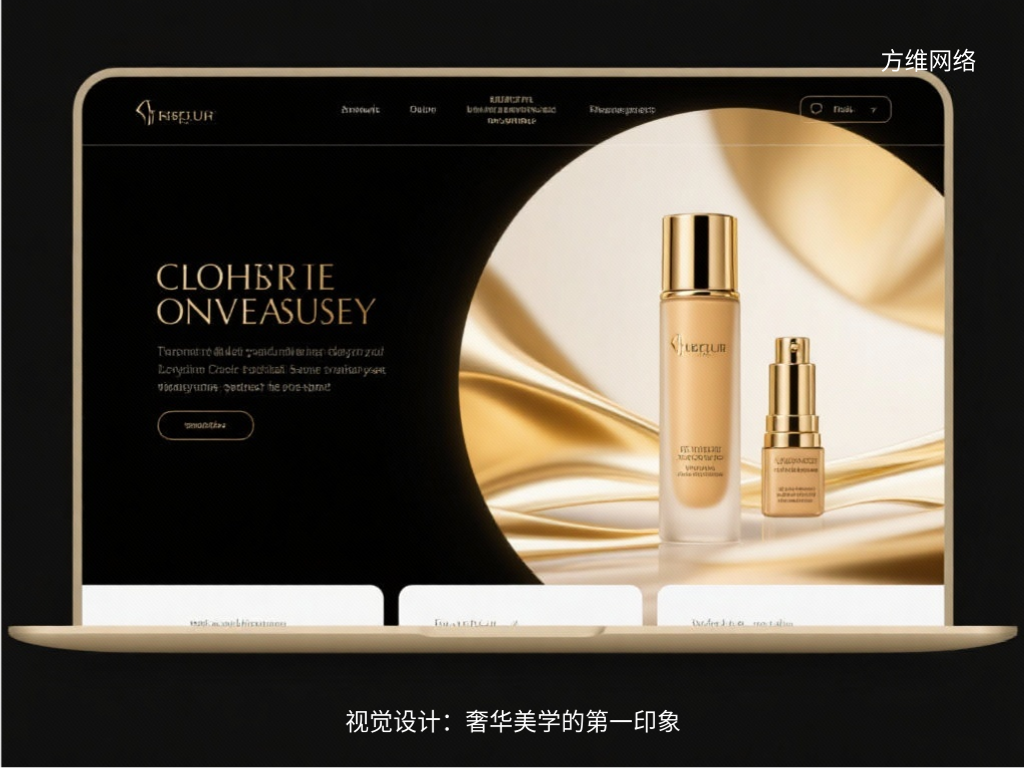 視覺設計：奢華美學的第一印象