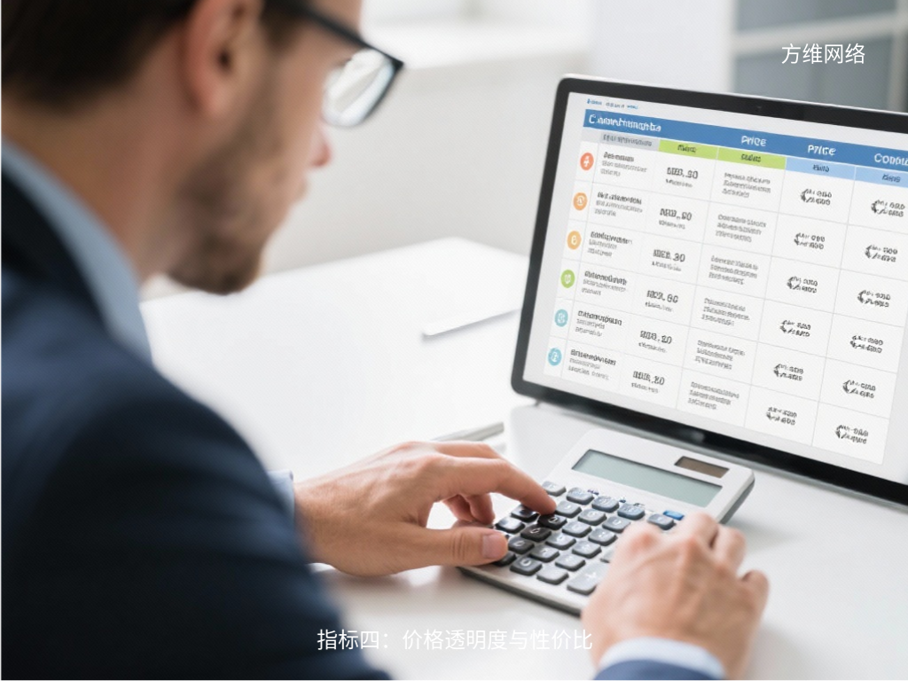 指標(biāo)四：價(jià)格透明度與性價(jià)比