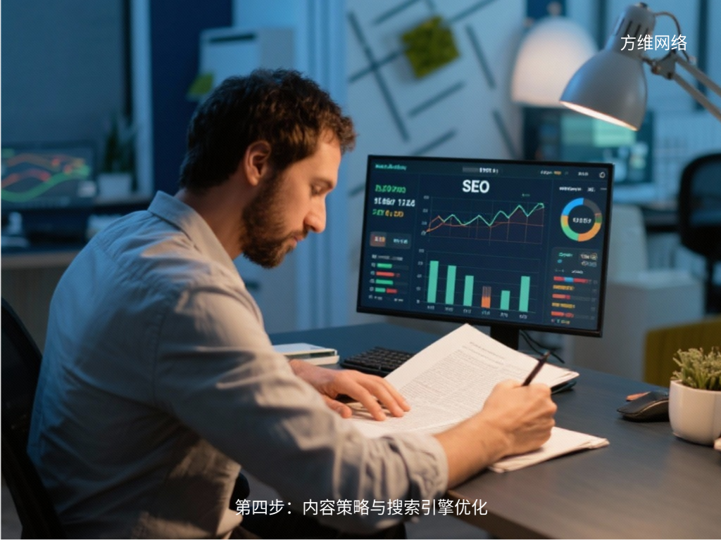 第四步：內(nèi)容策略與搜索引擎優(yōu)化