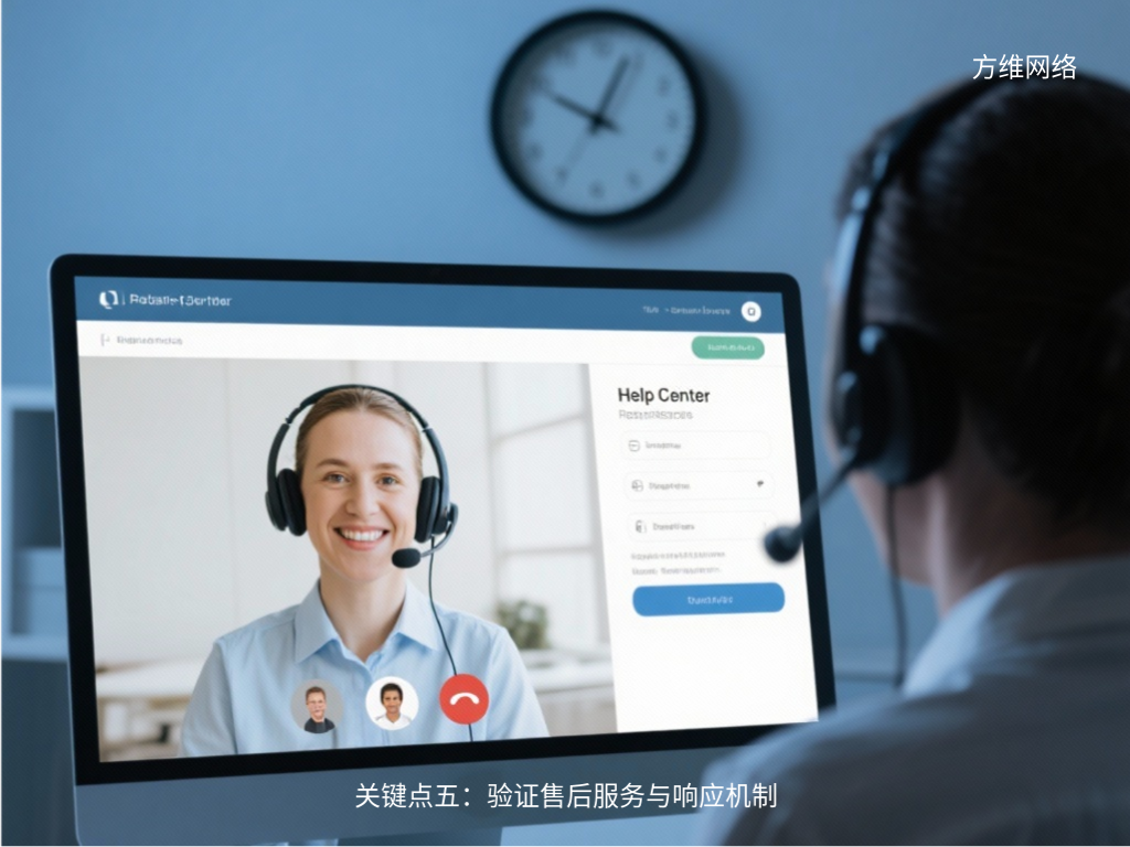 關(guān)鍵點五：驗證售后服務(wù)與響應(yīng)機(jī)制