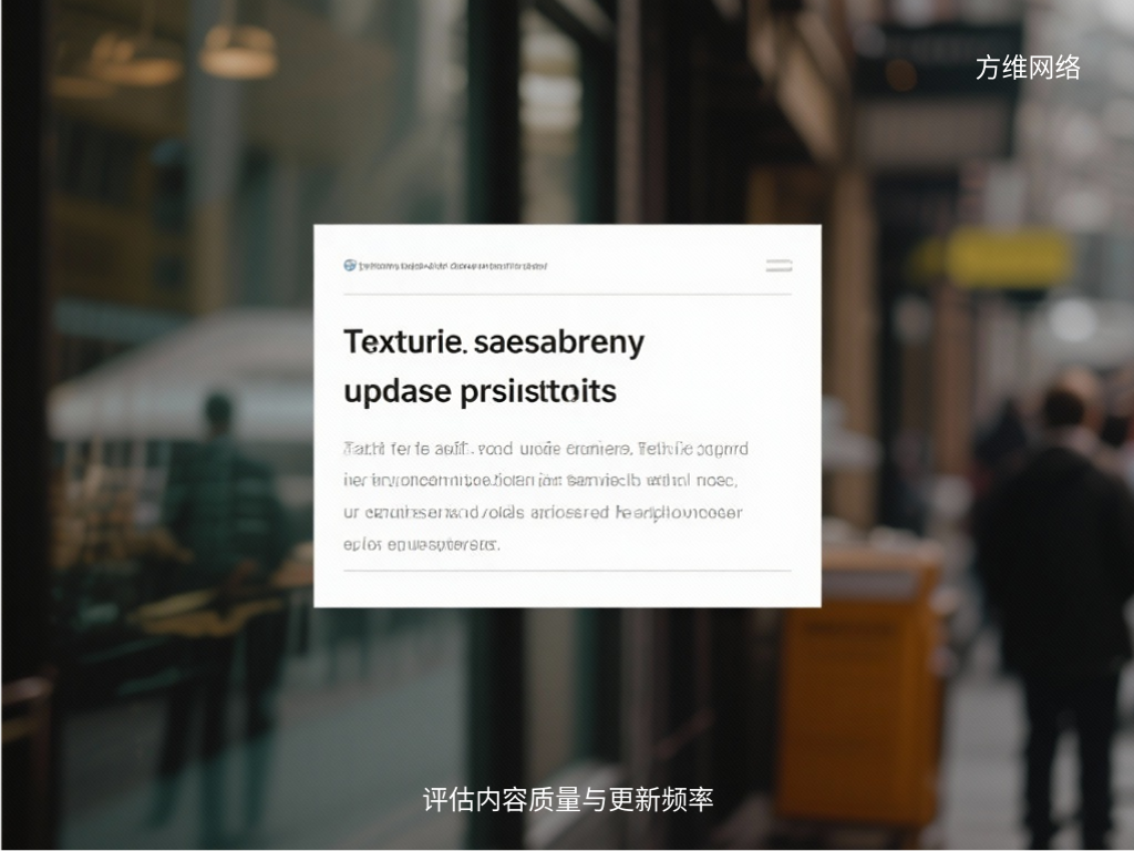 評估內(nèi)容質(zhì)量與更新頻率