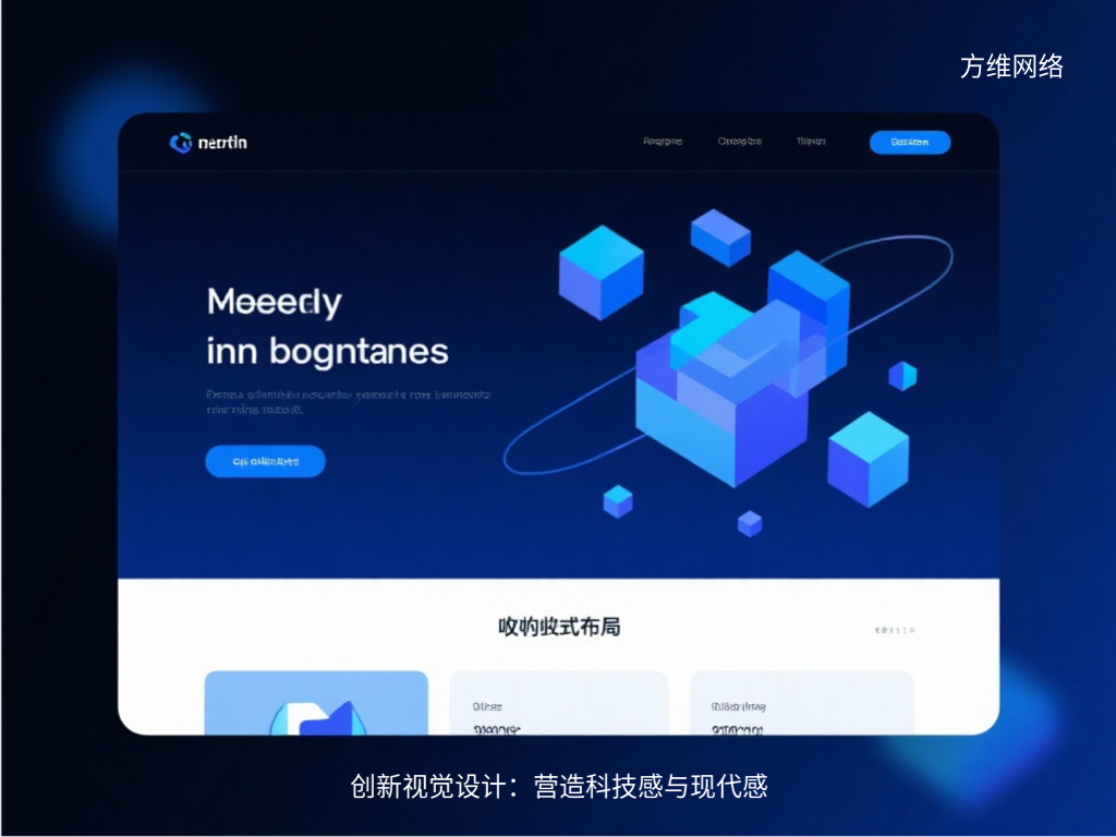 創(chuàng)新視覺(jué)設(shè)計(jì)：營(yíng)造科技感與現(xiàn)代感