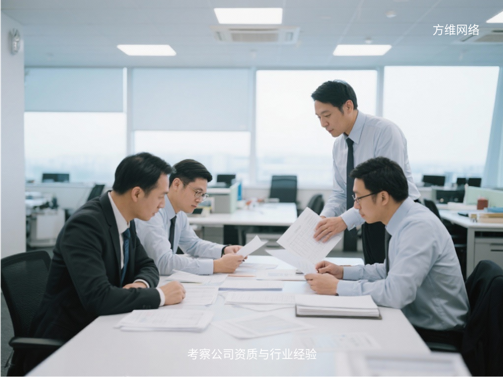 考察公司資質與行業經驗