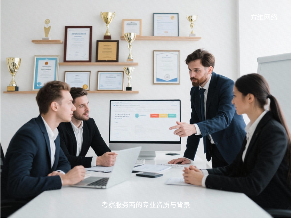 考察服務商的專業資質與背景