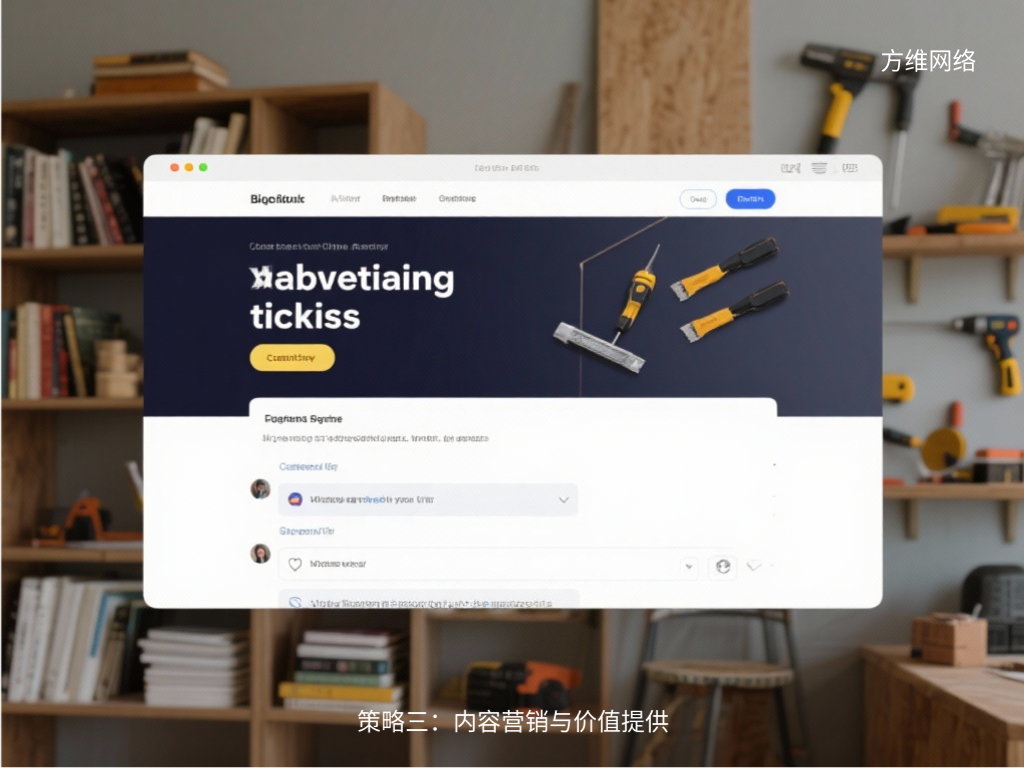 策略三：內容營銷與價值提供