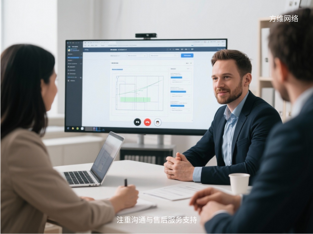 注重溝通與售后服務支持