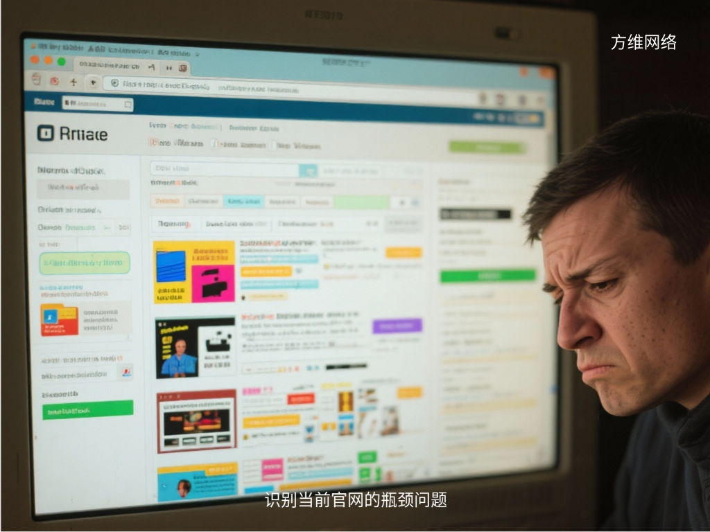 識別當前官網的瓶頸問題