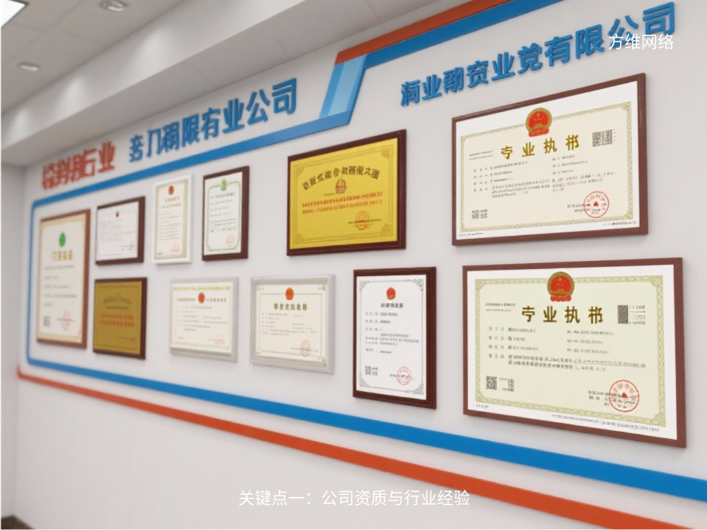 關鍵點一：公司資質與行業經驗