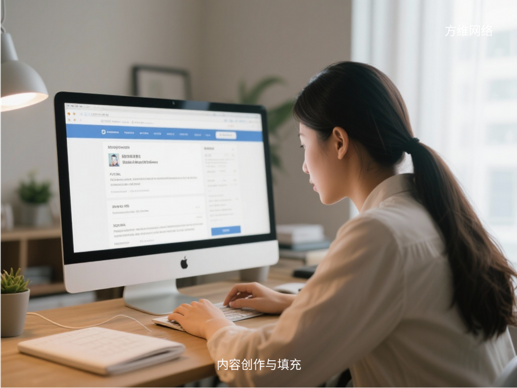 內容創作與填充