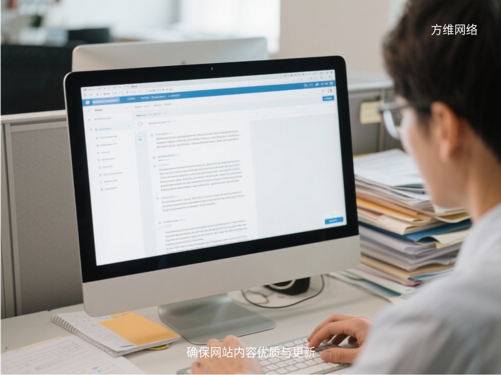 確保網站內容優質與更新