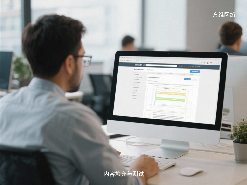 內容填充與測試