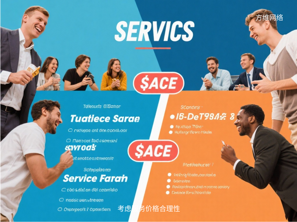 考慮服務價格合理性