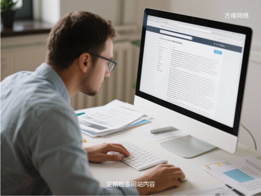 定期檢查網站內容