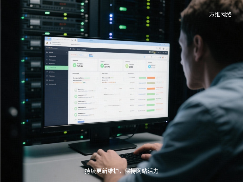 持續更新維護，保持網站活力