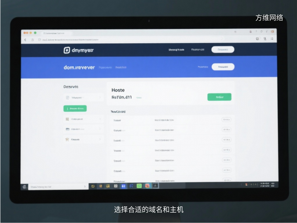 選擇合適的域名和主機(jī)
