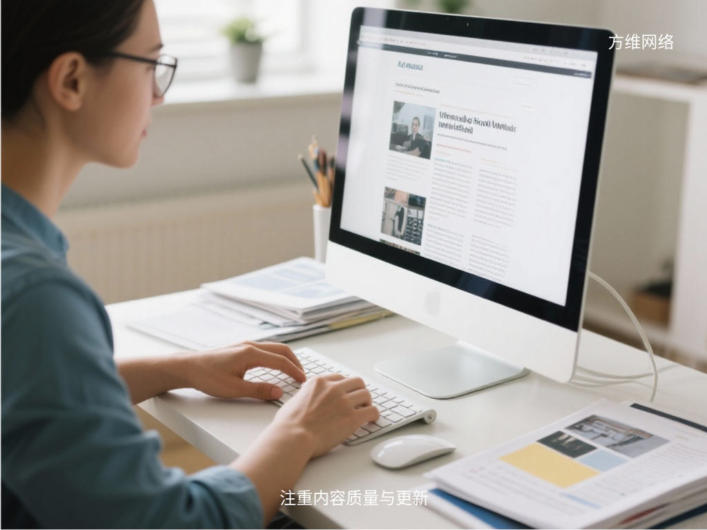 注重內容質量與更新