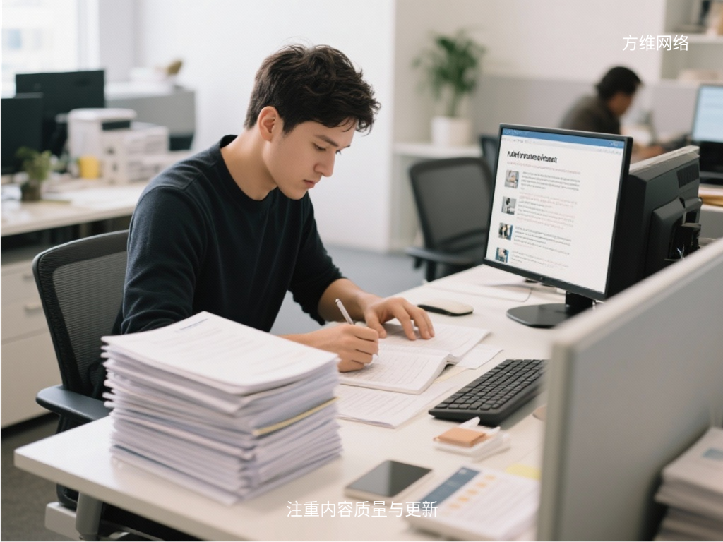 注重內(nèi)容質(zhì)量與更新
