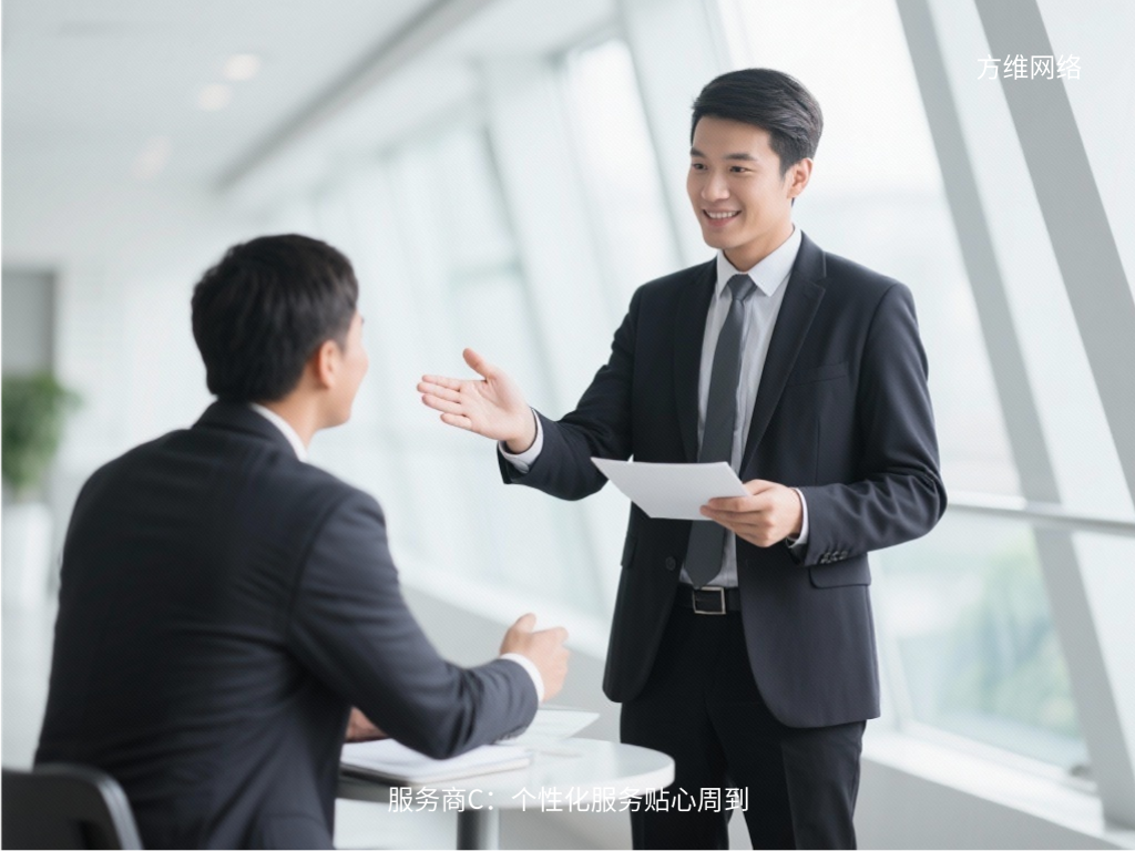服務商C:個性化服務貼心周到