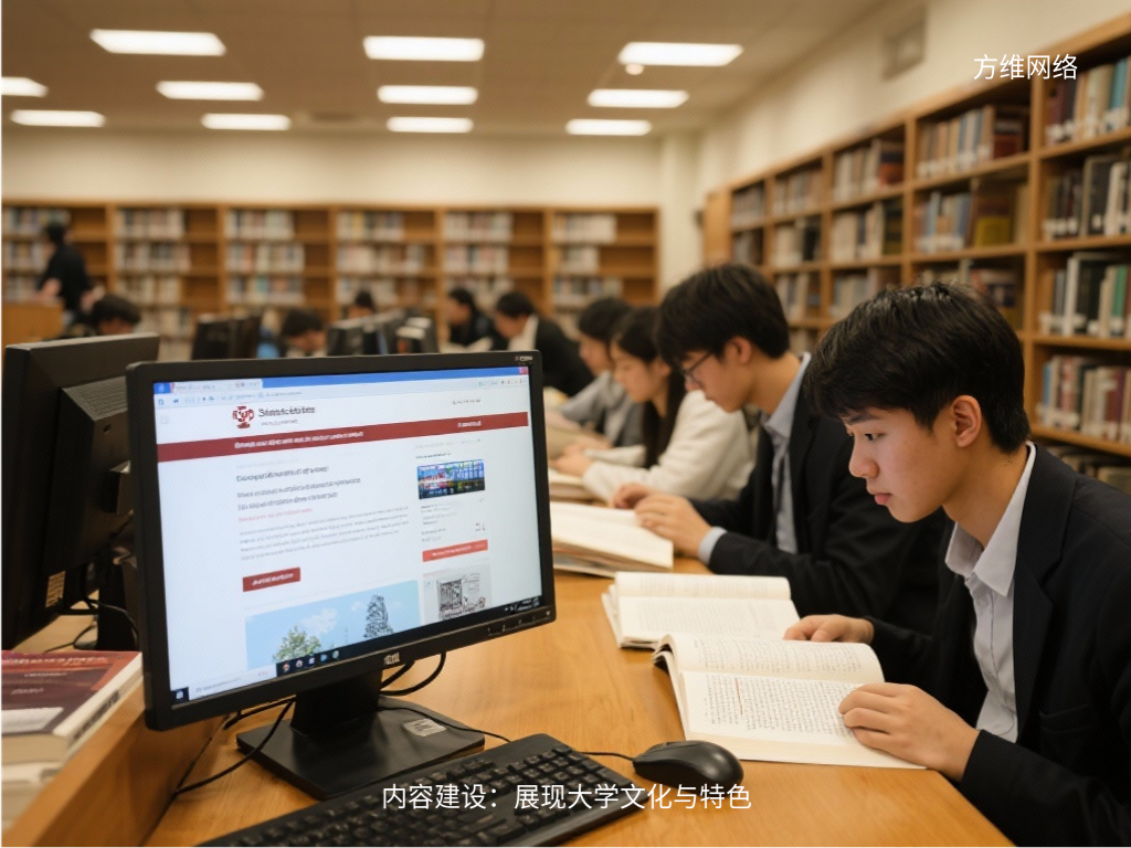 內容建設：展現大學文化與特色