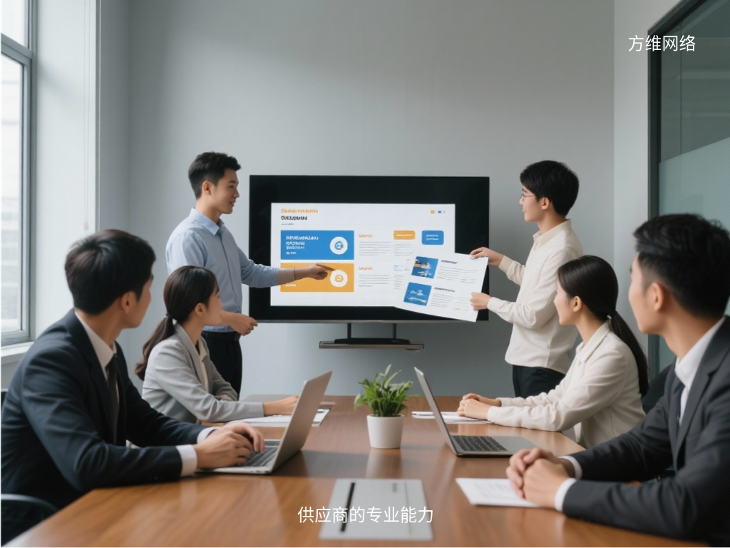 供應商的專業能力