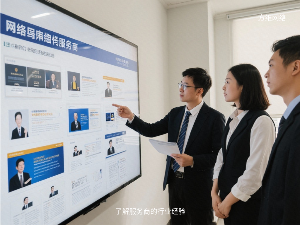 了解服務商的行業經驗