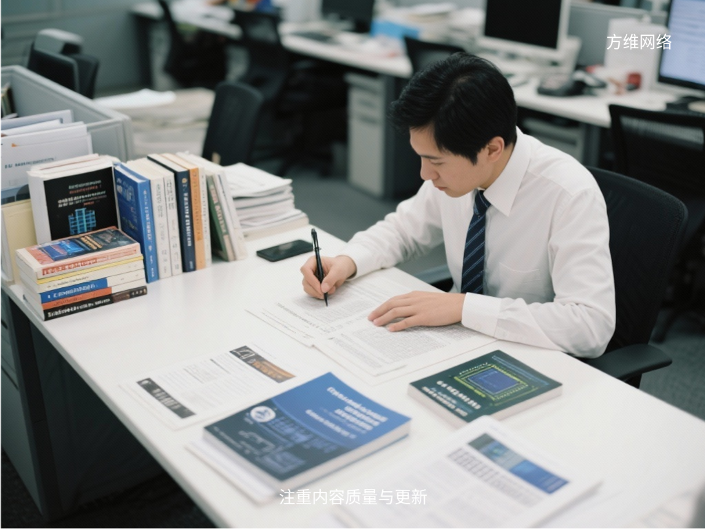 注重內容質量與更新