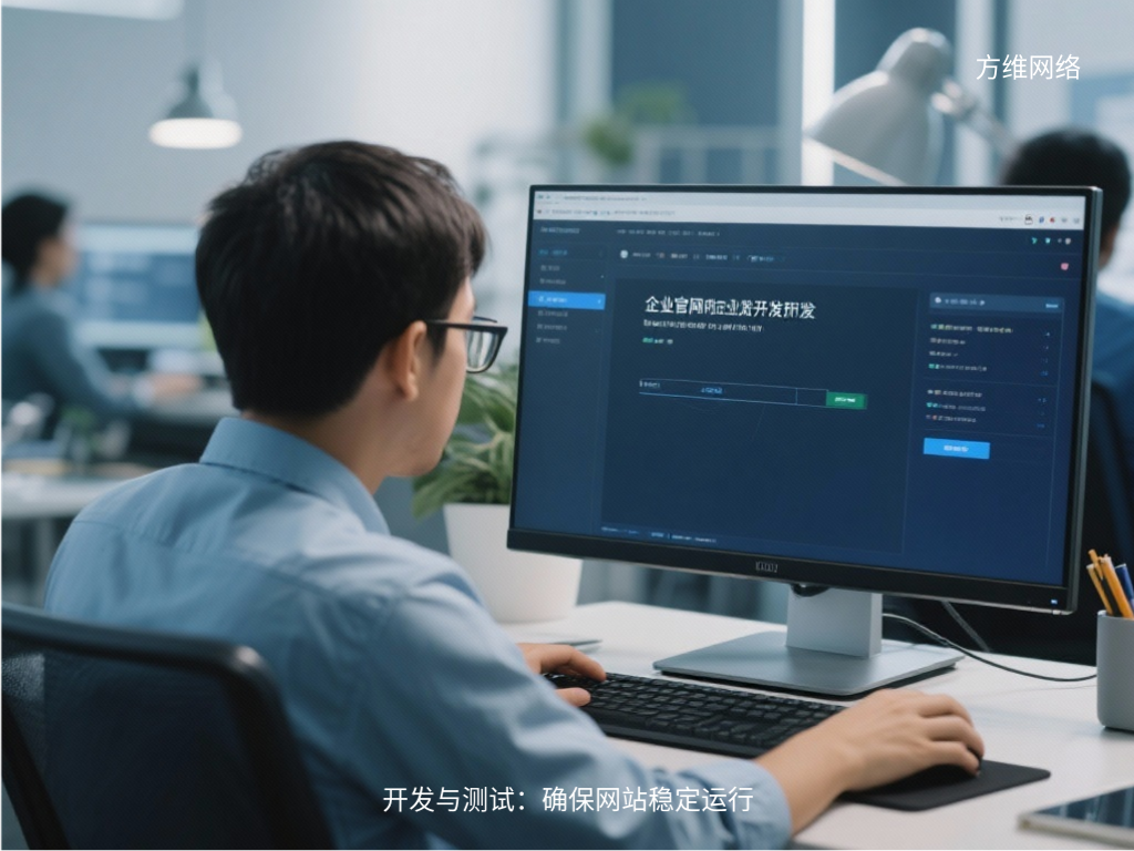 開發與測試：確保網站穩定運行