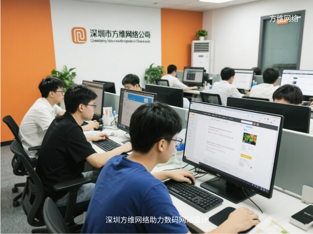 深圳方維網(wǎng)絡(luò)助力數(shù)碼網(wǎng)站設(shè)計(jì)