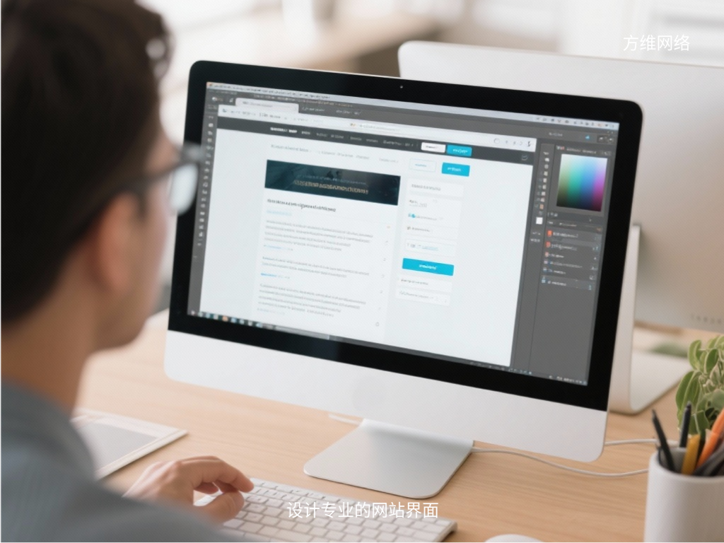 設計專業的網站界面