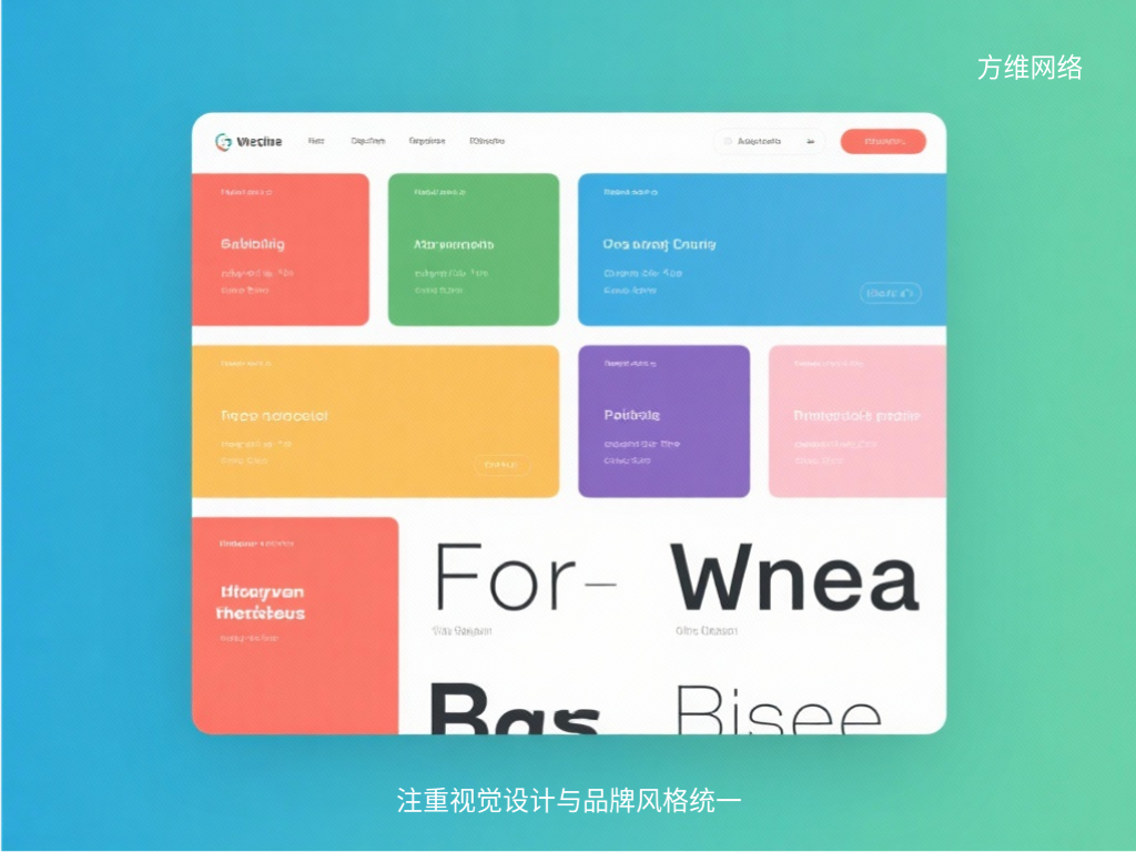 注重視覺設計與品牌風格統一