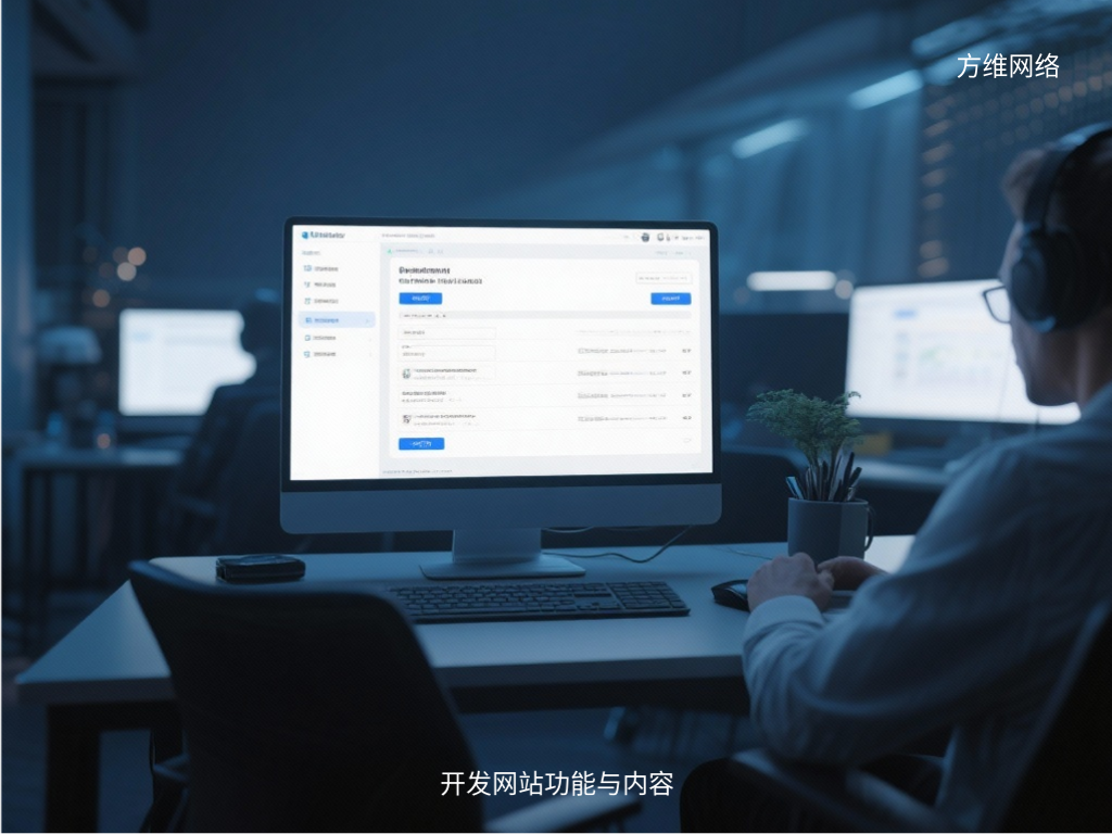 開發網站功能與內容