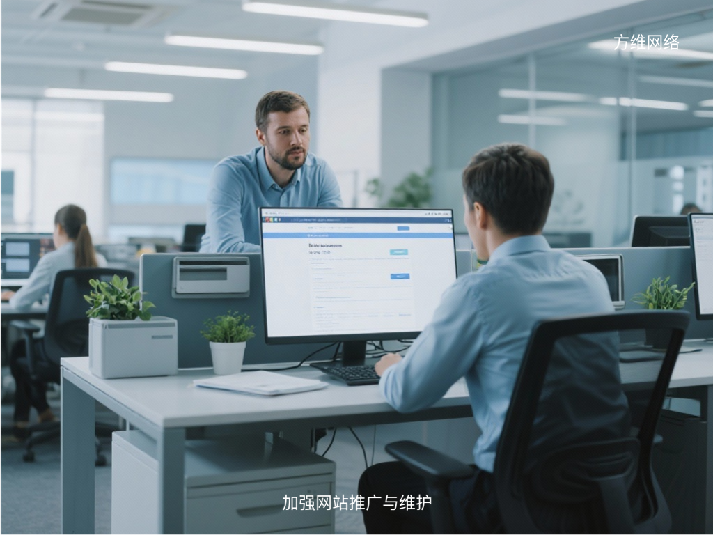 加強網站推廣與維護